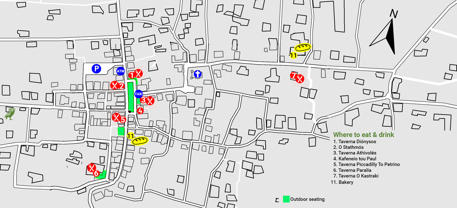 Xirokambi Restaurants and food